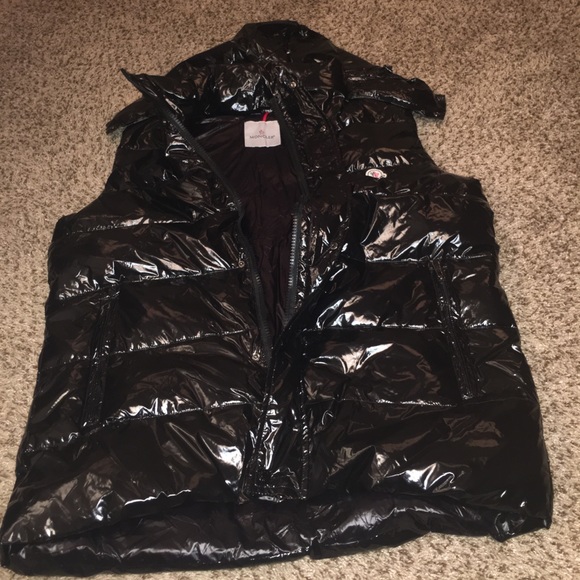 moncler puffer vest with hood